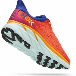 HOKA Clifton 8 Road-Running Shoes - Men's - Fiesta/Bluing -HOKA Online Shop 127d2ef0 f80f 46d1 8e7c aac4ed7ce22d
