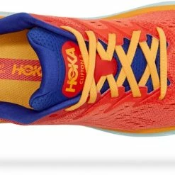 HOKA Clifton 8 Road-Running Shoes - Men's - Fiesta/Bluing -HOKA Online Shop 6e528fe5 9fe7 4d70 ae06 464d4ef16f9c