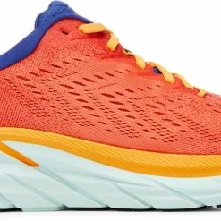HOKA Clifton 8 Road-Running Shoes - Men's - Fiesta/Bluing